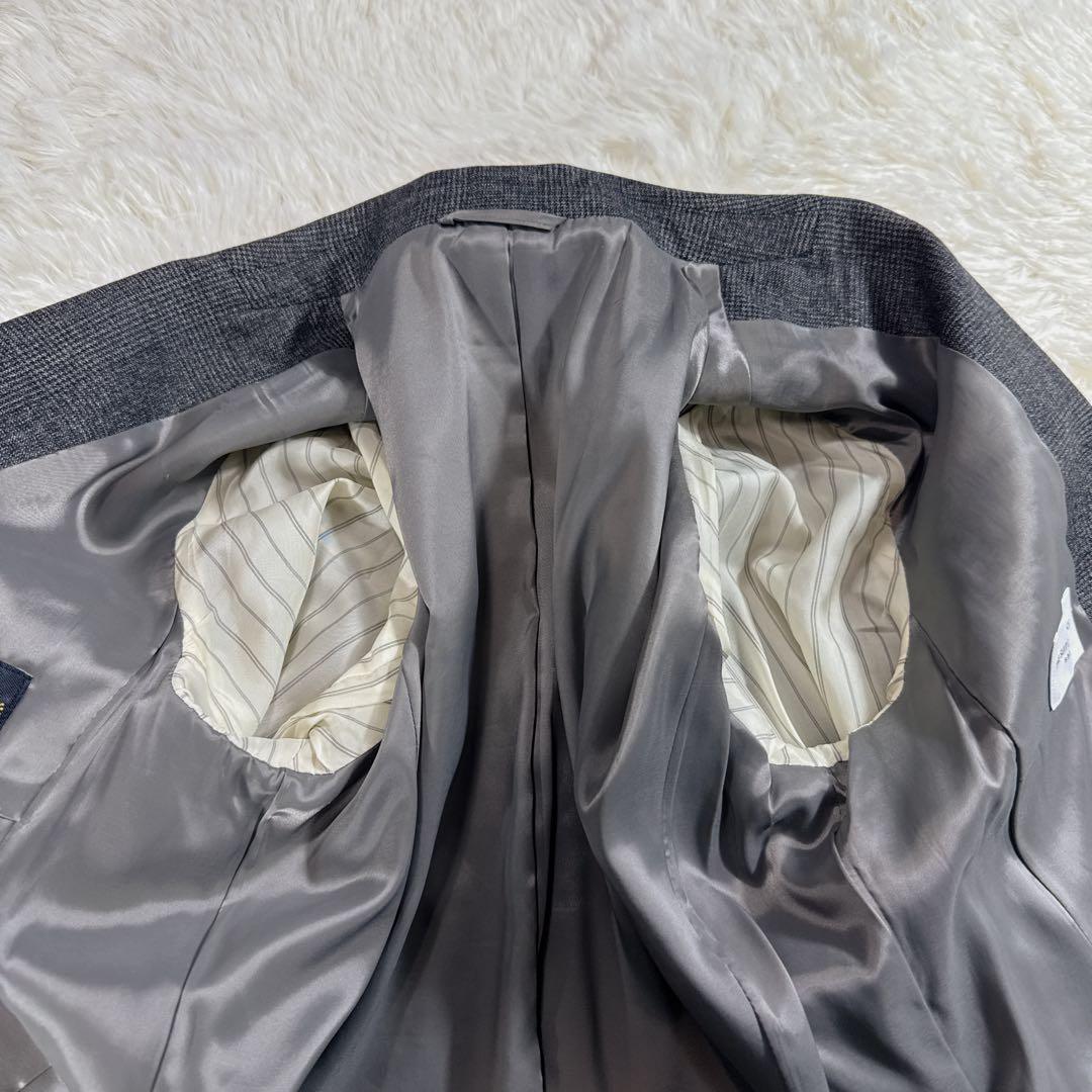 【イタリア生地】ザスーツカンパニー レダ グレンチェック パンツスーツ 40 L