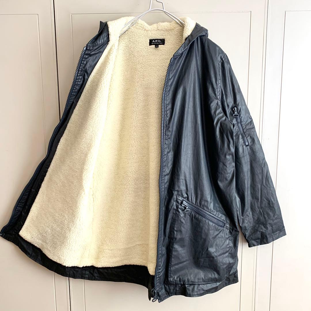 chico様 A.P.C. アーペーセー ボア　モッズコート