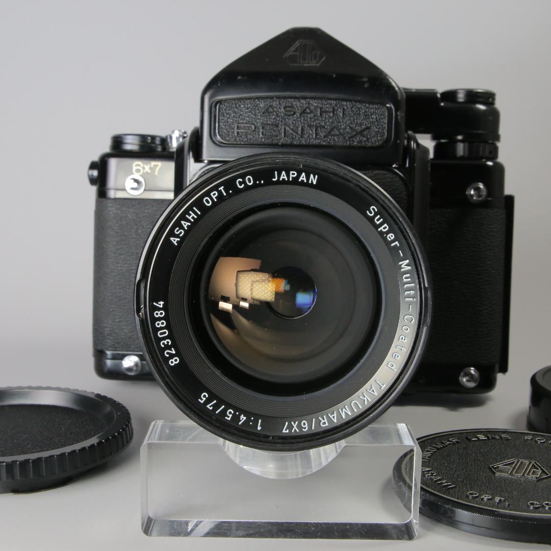 ☆良品☆PENTAX 6×7　TTL　バケペン　75ｍｍF4.5　＃191