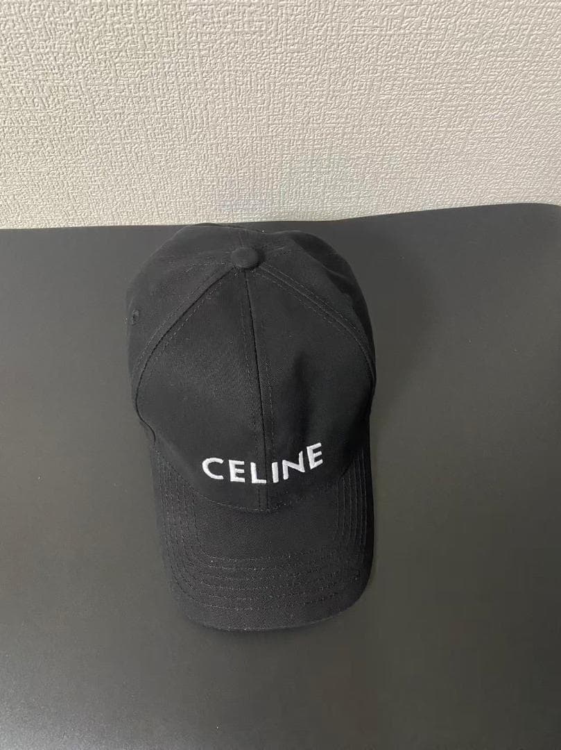 【美品】CELINE ブラック キャップ