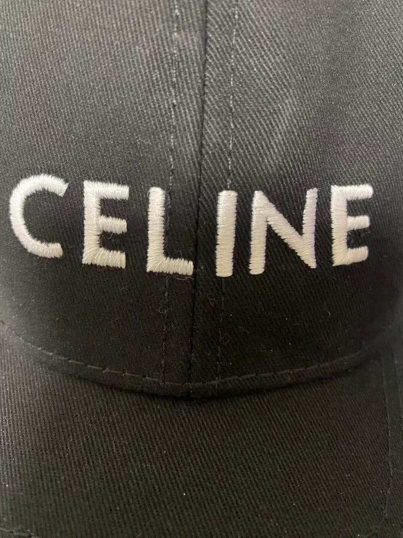 【美品】CELINE ブラック キャップ