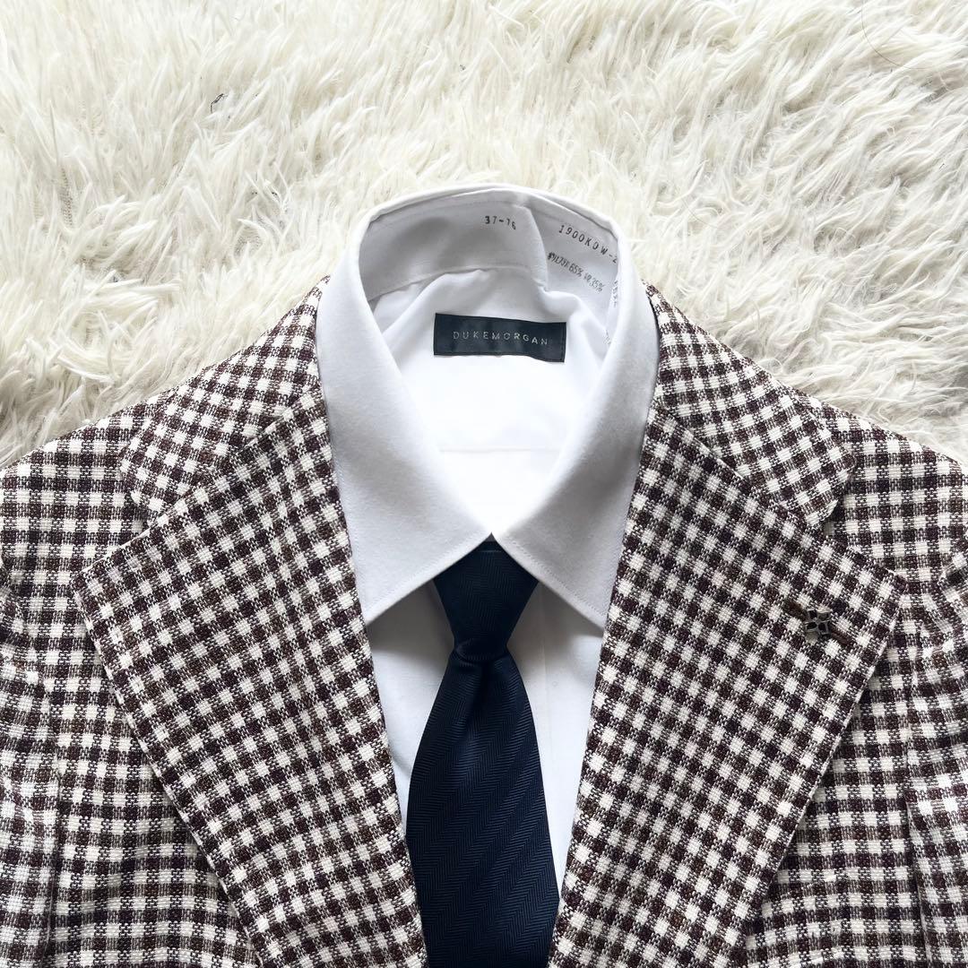 <極美品>TAGLIATORE ピーノレラリオ ウールシルク ジャケット 48