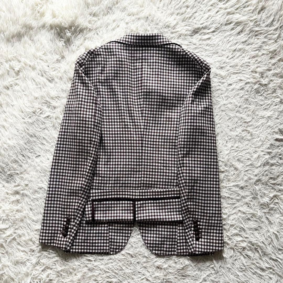 <極美品>TAGLIATORE ピーノレラリオ ウールシルク ジャケット 48