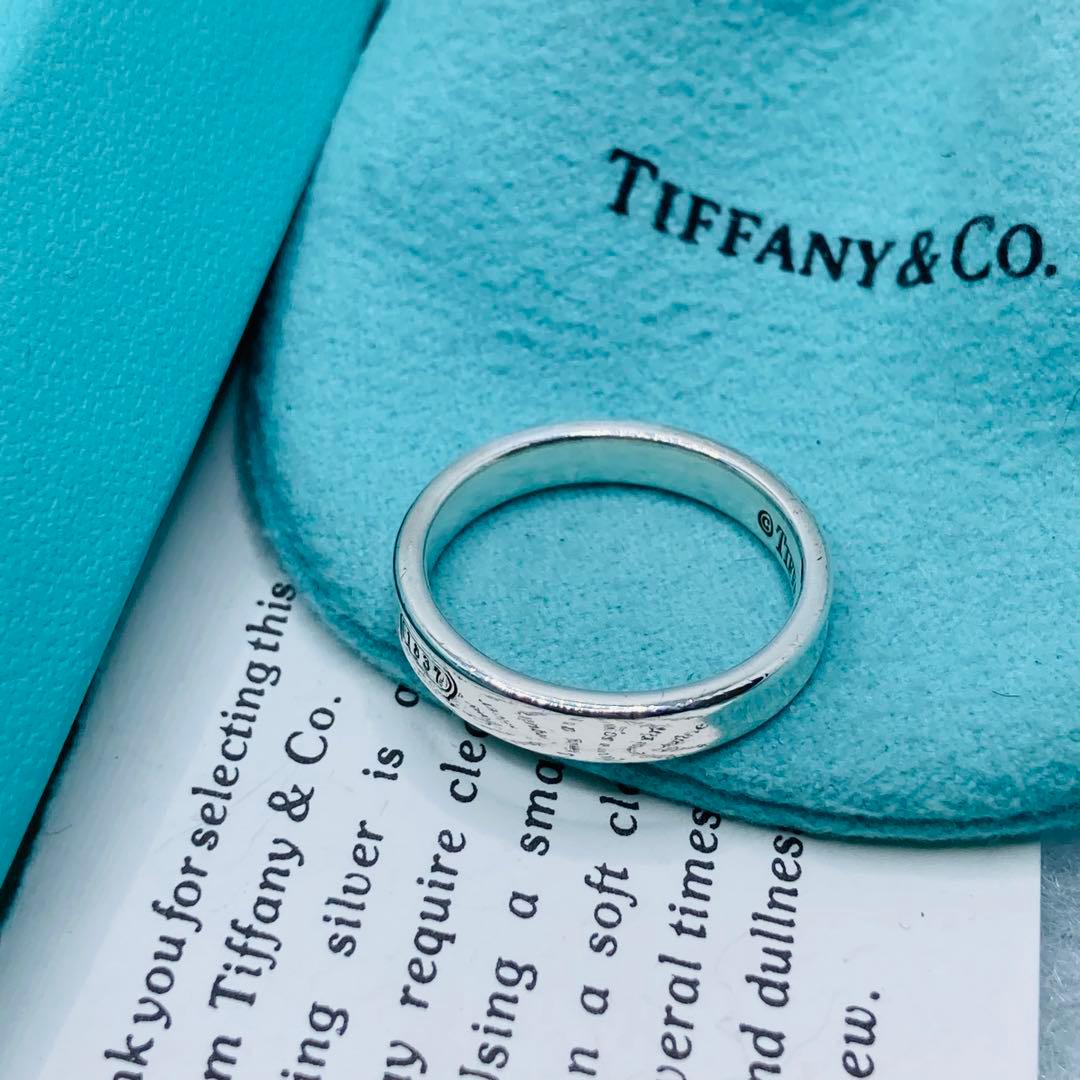 極美品✨ ティファニー リング ナロー 1837 AG925 #19