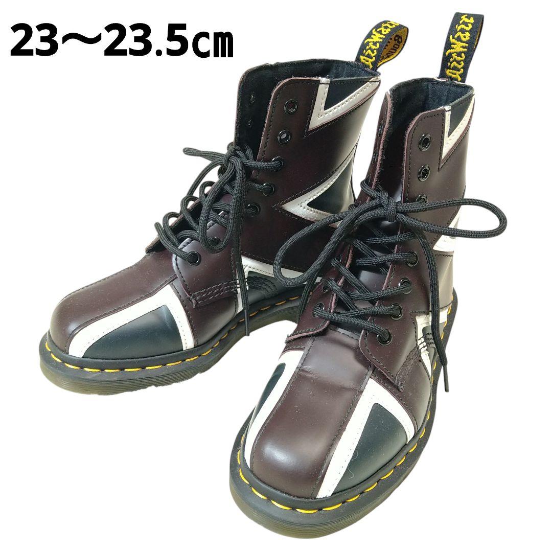 入手困難 ドクターマーチン ユニオンジャック デザイン ワークブーツ 希少