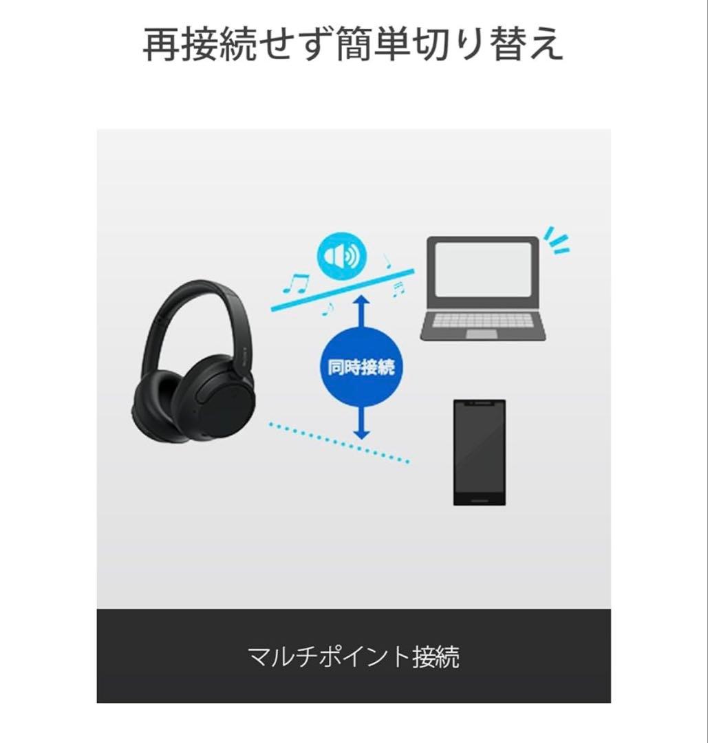 【プロフ必読】Sony WH-CH720N ブラック