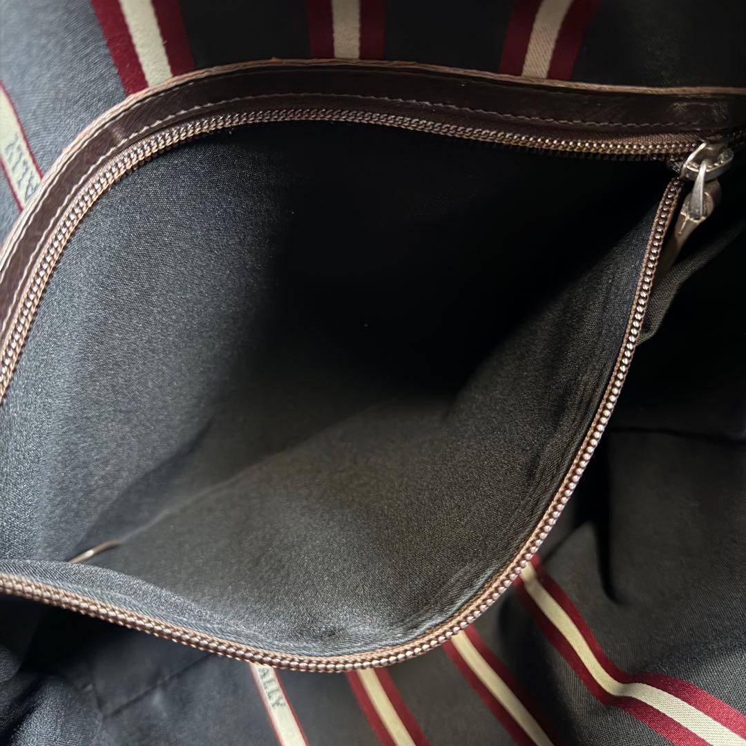 【美品】Bally バリー　トートバッグ　2way トレインスポッティング　濃茶