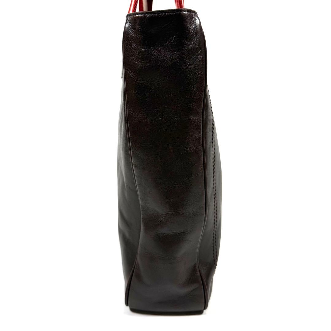 【美品】Bally バリー　トートバッグ　2way トレインスポッティング　濃茶