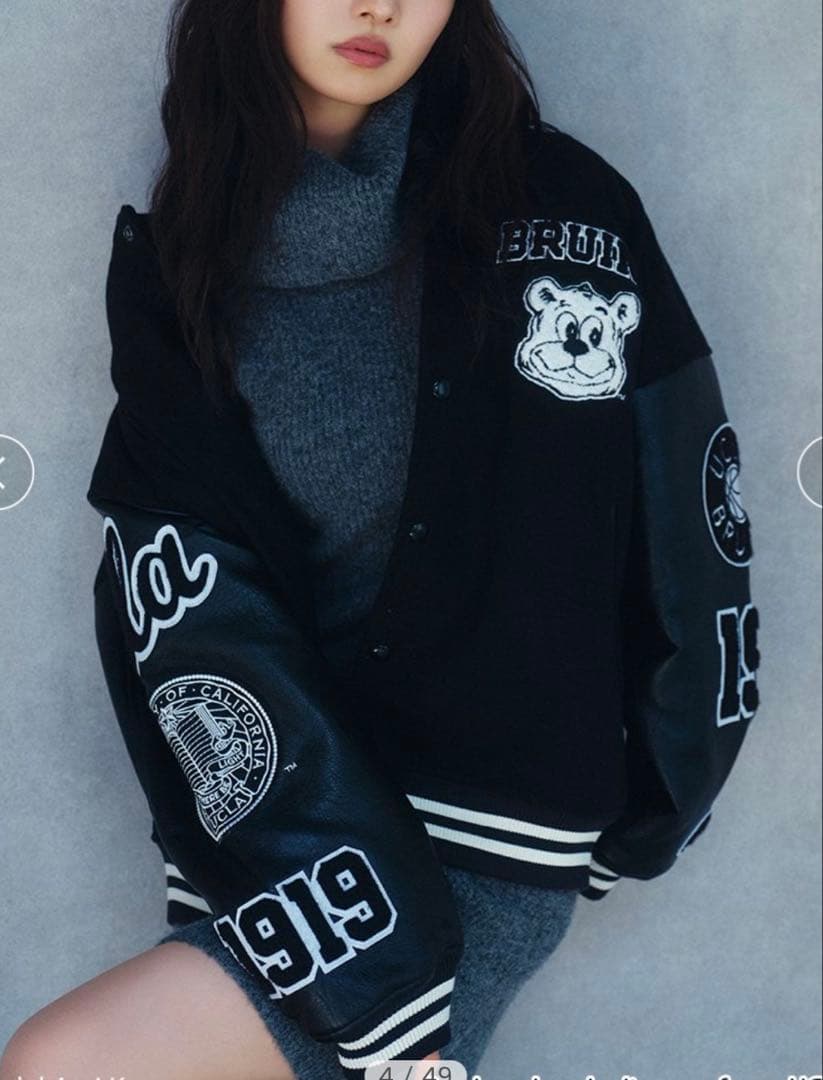 新品❣️スナイデル ❣️ 【UCLA/NUTMEG】スタジャン　BLK 完売品