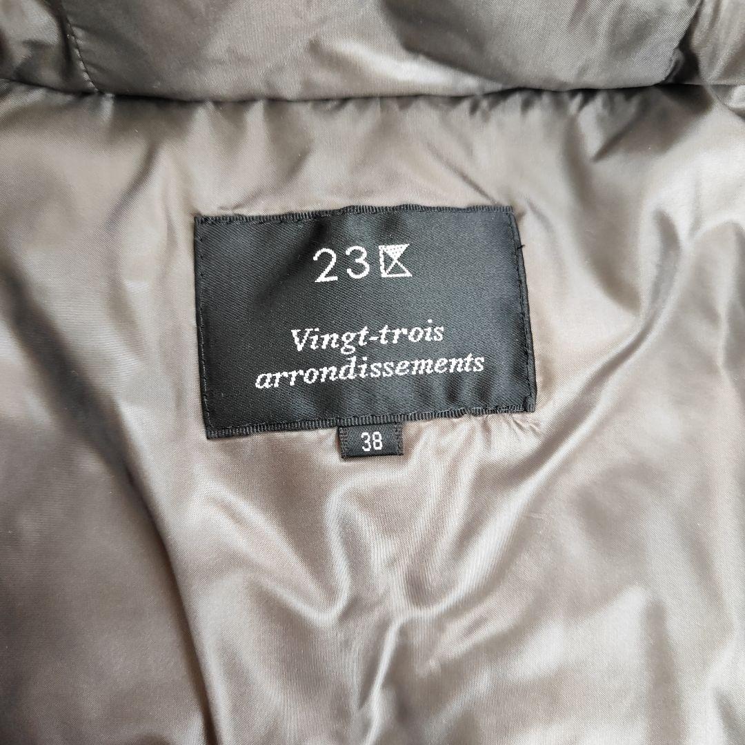 美品　23区　ダウンコート　ジャケット フード付き　レディース　超軽量