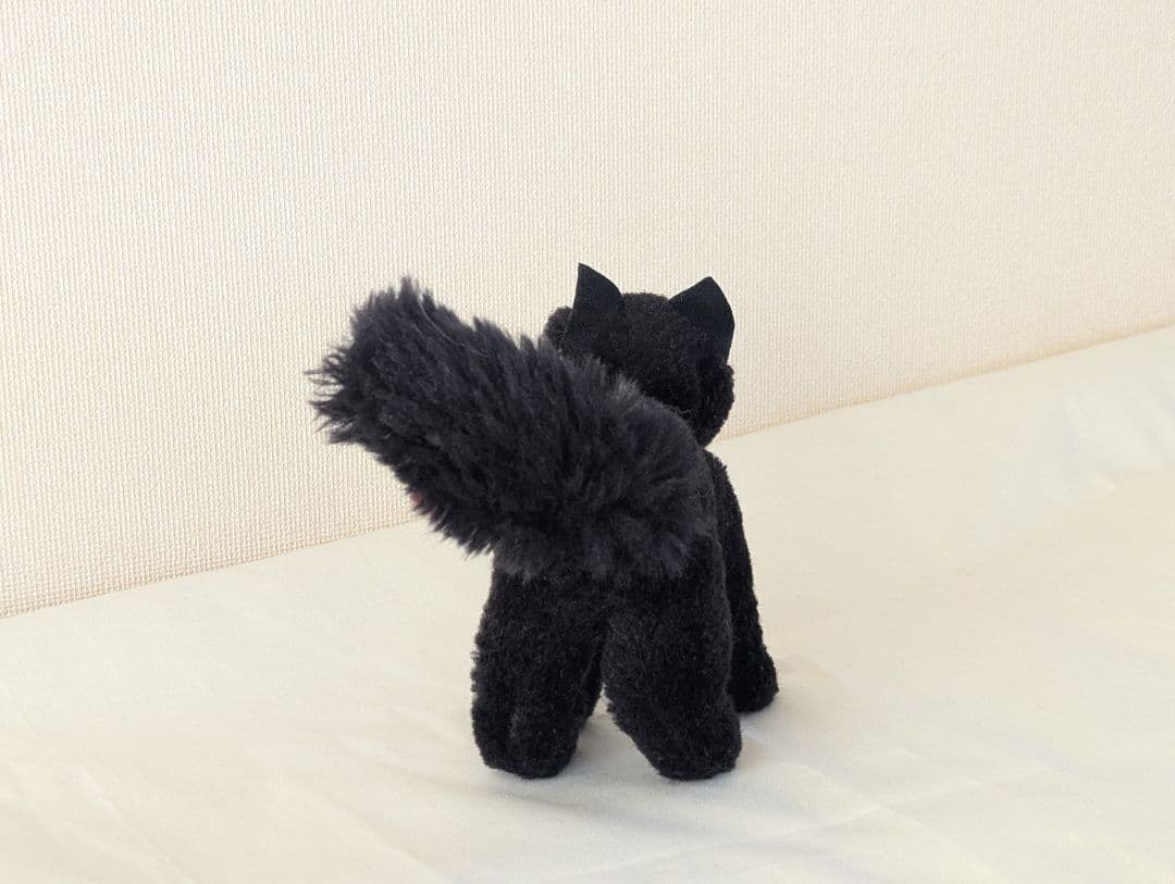 ハーマン　黒猫　ブラックキャット　トムキャット　ぬいぐるみ　アンティーク
