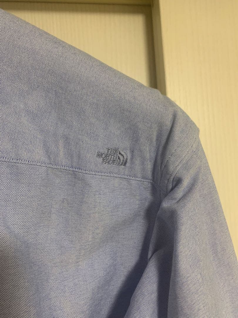 ノースフェイス　パープルレーベル　ブルーシャツ