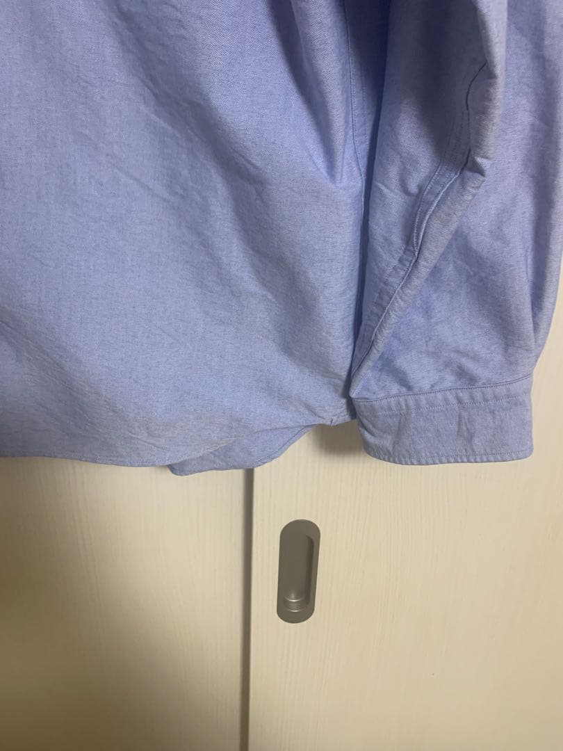 ノースフェイス　パープルレーベル　ブルーシャツ