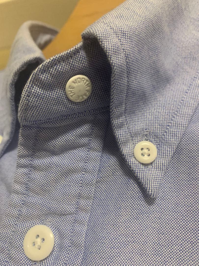 ノースフェイス　パープルレーベル　ブルーシャツ