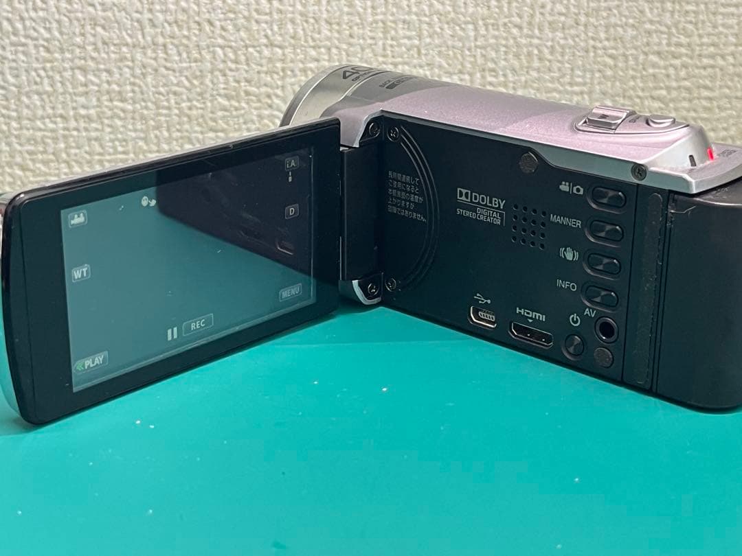 【美品★バッテリー2個】JVC Everio GZ-E220 シルバー フルHD