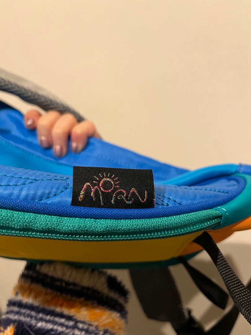 MORNインコのボディバッグブルー×イエロー未使用