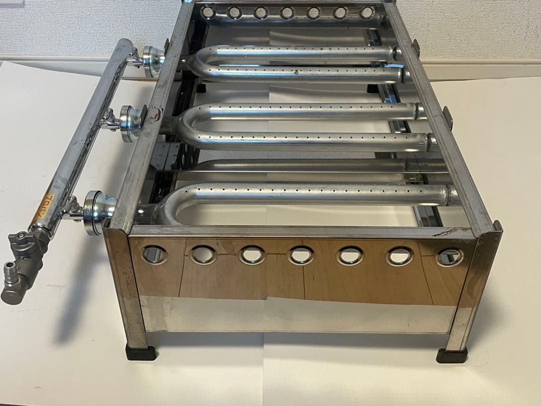 伊東金属 ガス式 たこ焼き器 １８穴 ３連　ジャンボたこ焼き 183SH