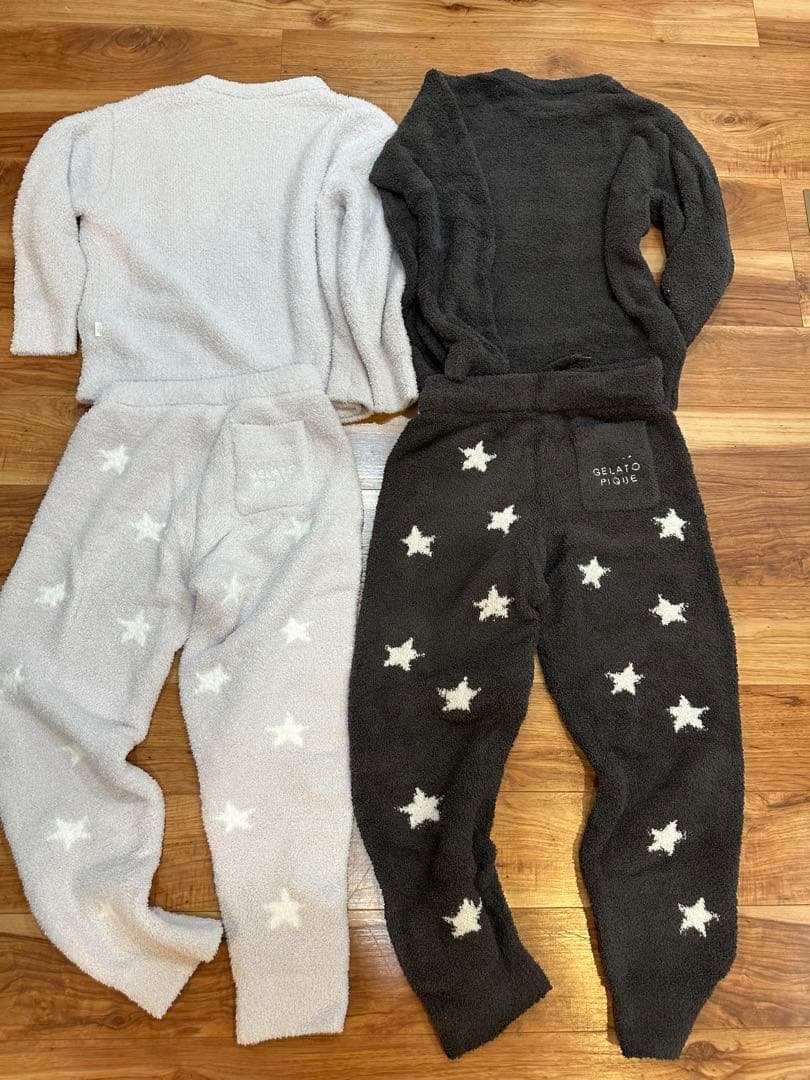 GELATO PIQUE 星柄パジャマ男女ペアセット