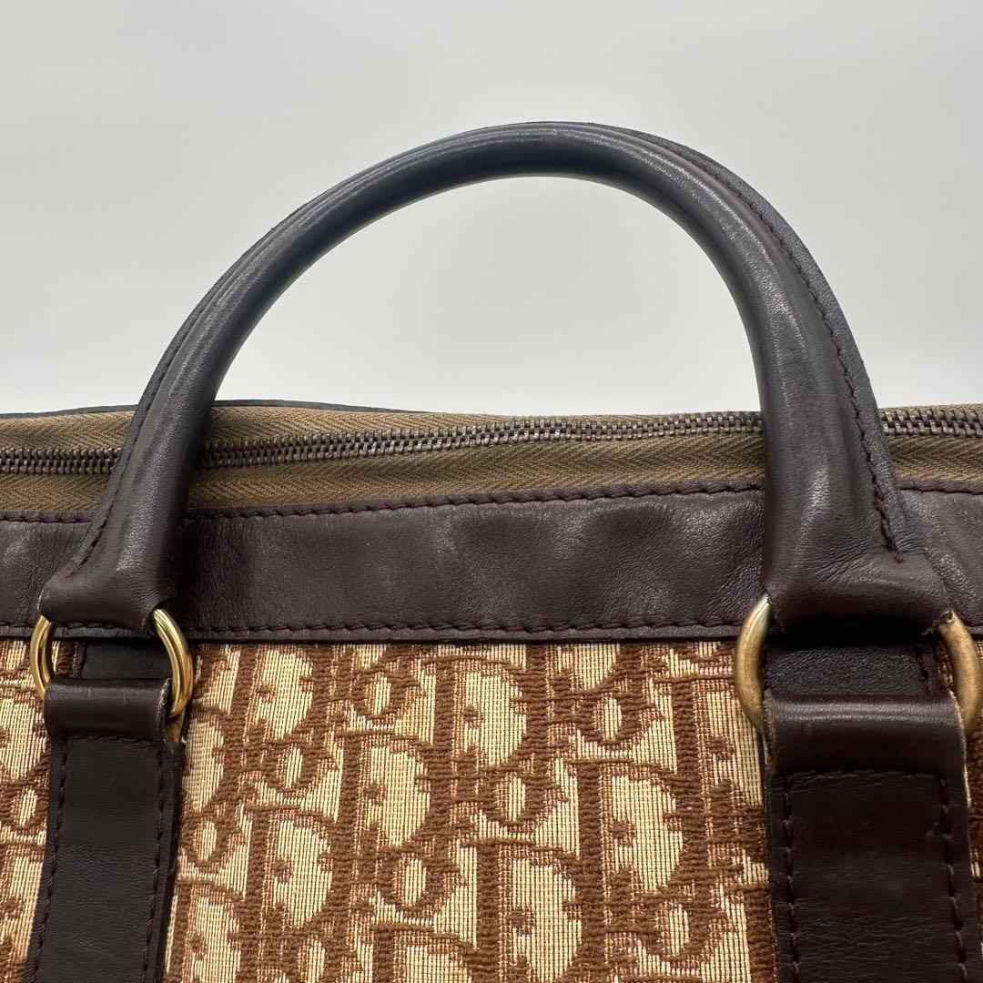 Christian Dior ボストンバッグ モノグラム ブラウン