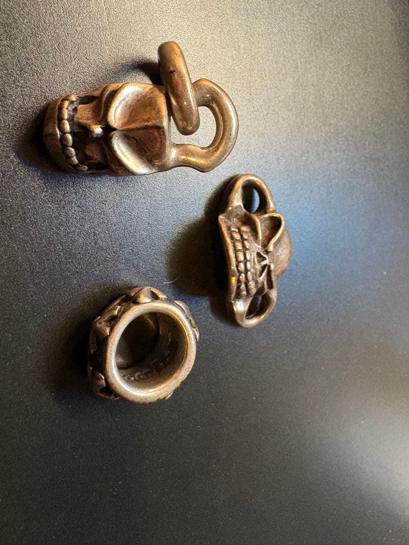 シルバーアクセセット ・スターリンギア、ビルウォールレザー