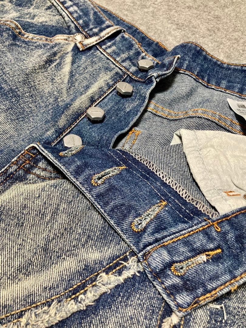 サグクラブ トライバルデニムパンツ ブルー サイズ2(W82cm)【未使用品】