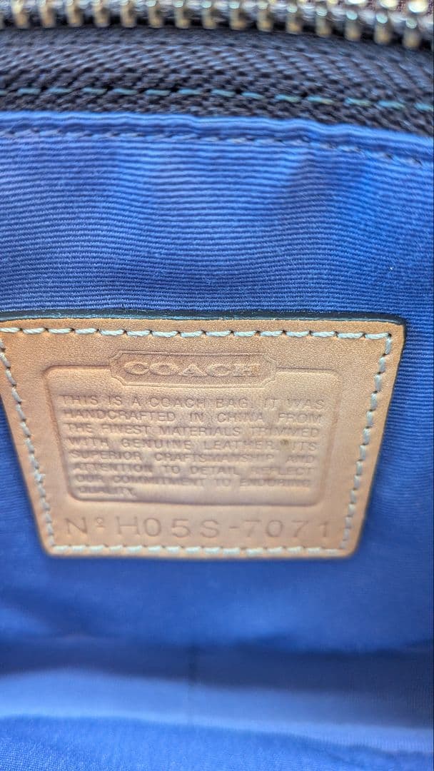 り*な様 COACH マルチカラーパッチワークポーチ