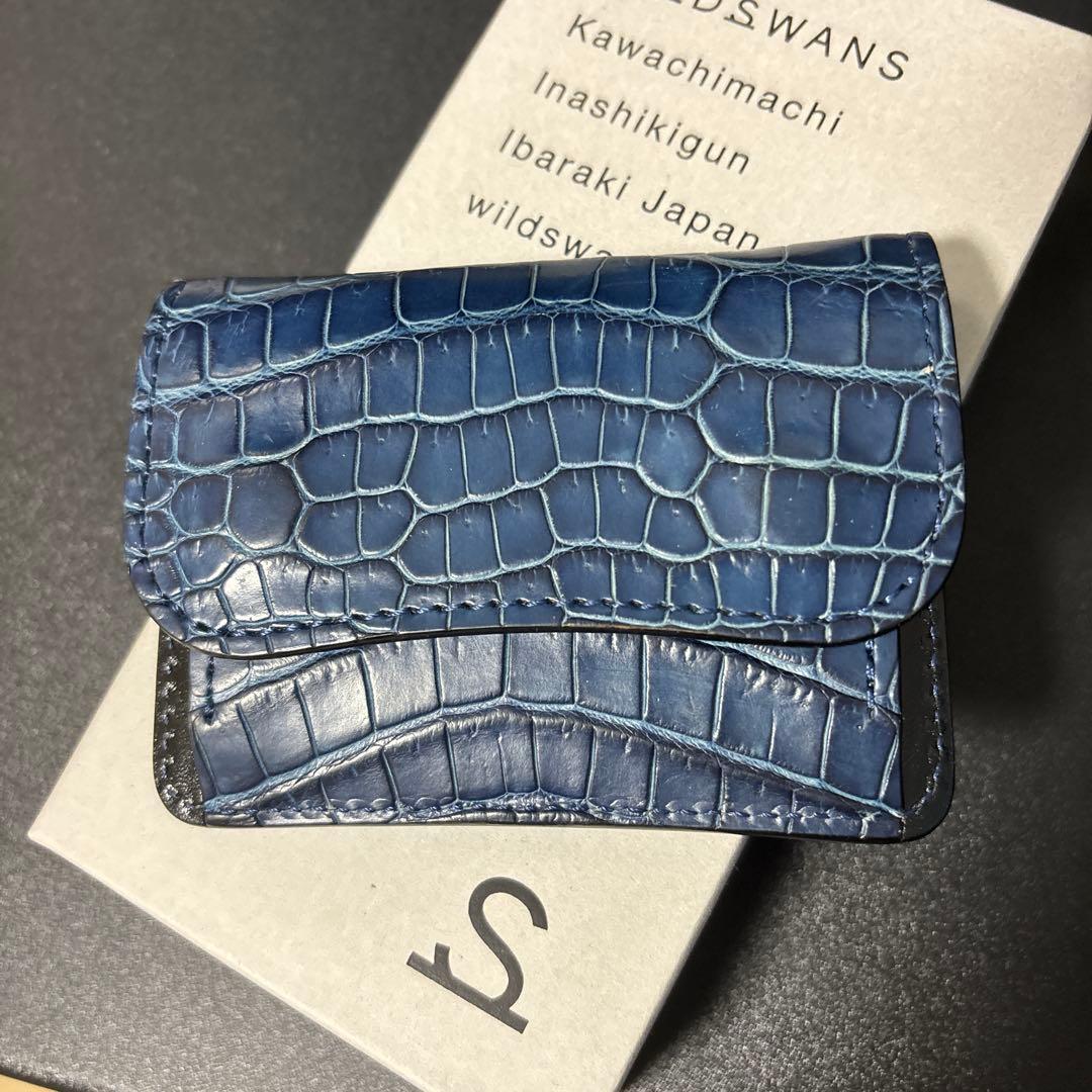 【極美品】藍染クロコ　タング　ワイルドスワンズ