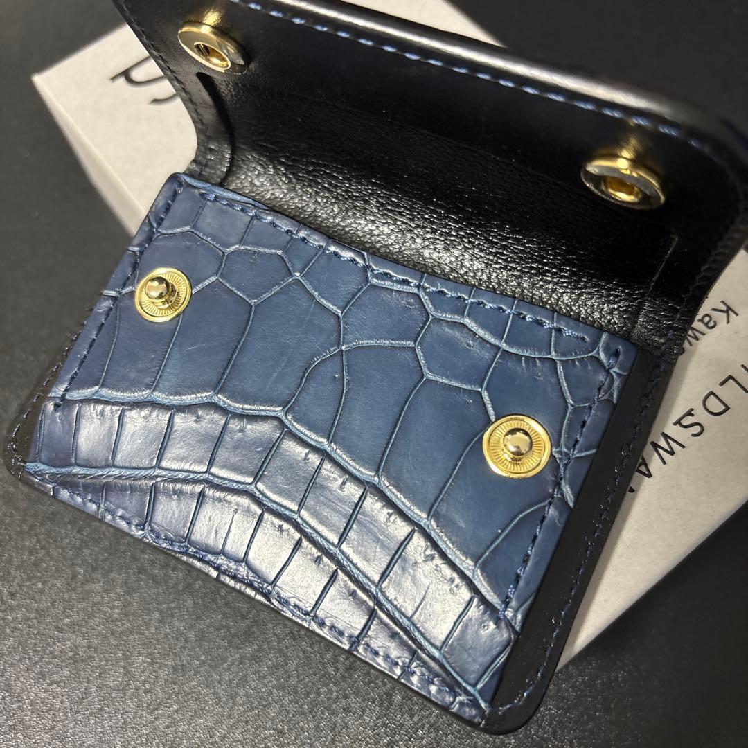 【極美品】藍染クロコ　タング　ワイルドスワンズ