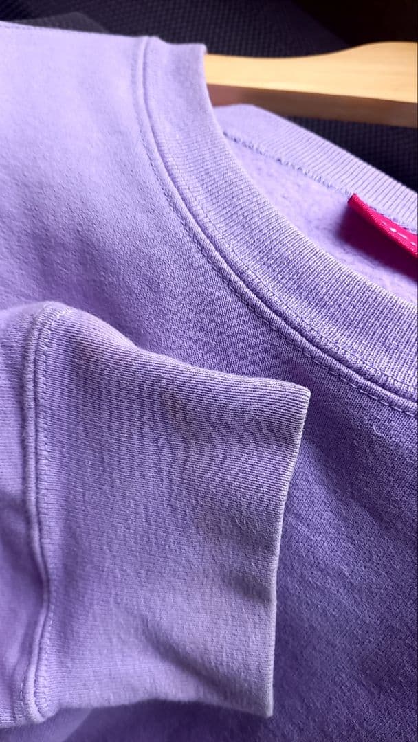 Supreme シュプリーム　スモールロゴ　M スウェット　パープル