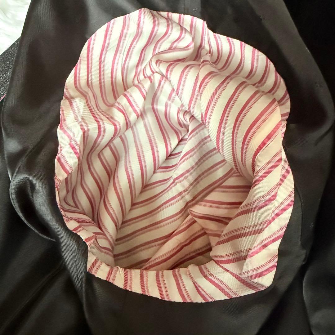 美品✨15号 HILTON セットアップ スーツ ダークグレーチェック洋服の青山