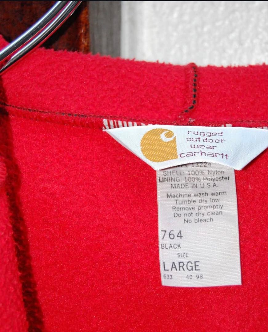 トップス 90s carhartt active fleece zipup