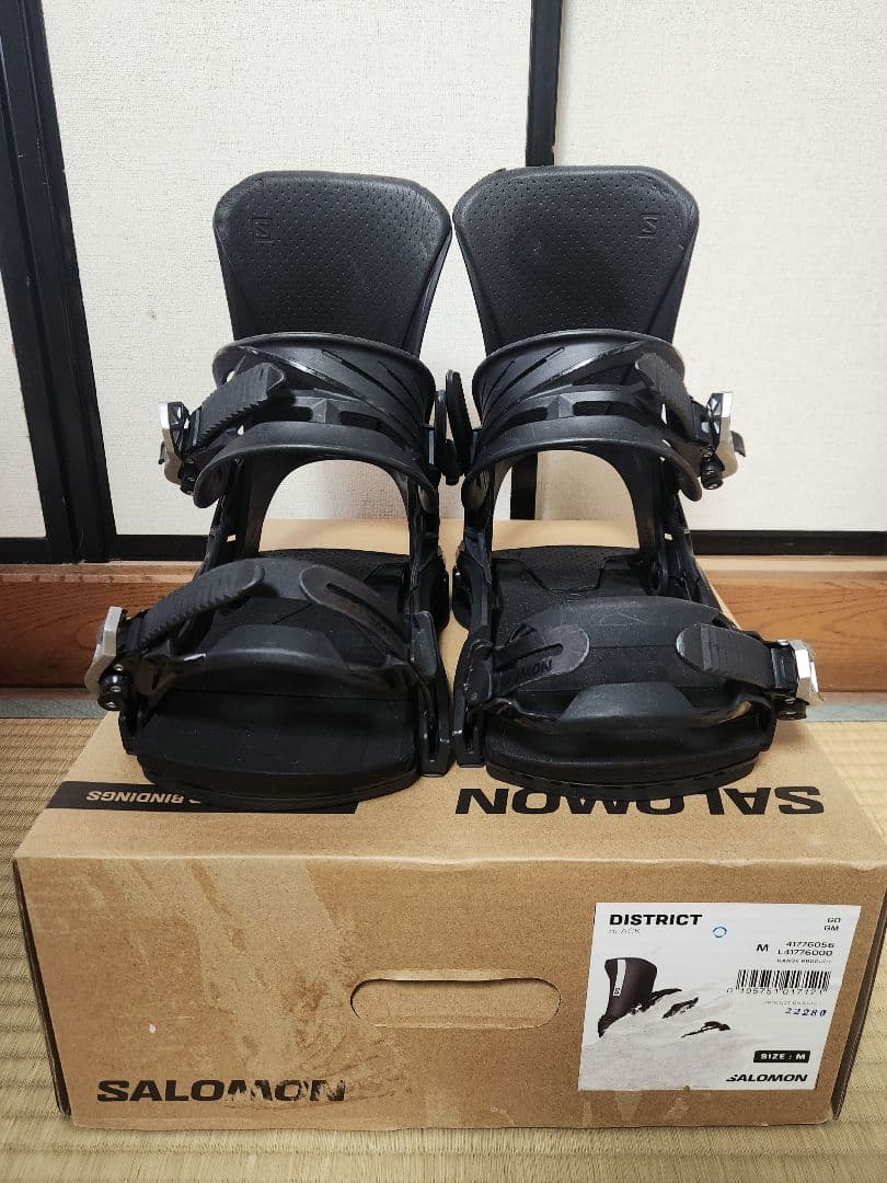 SALOMON DISTRICT 23-24ビンディング M ブラック