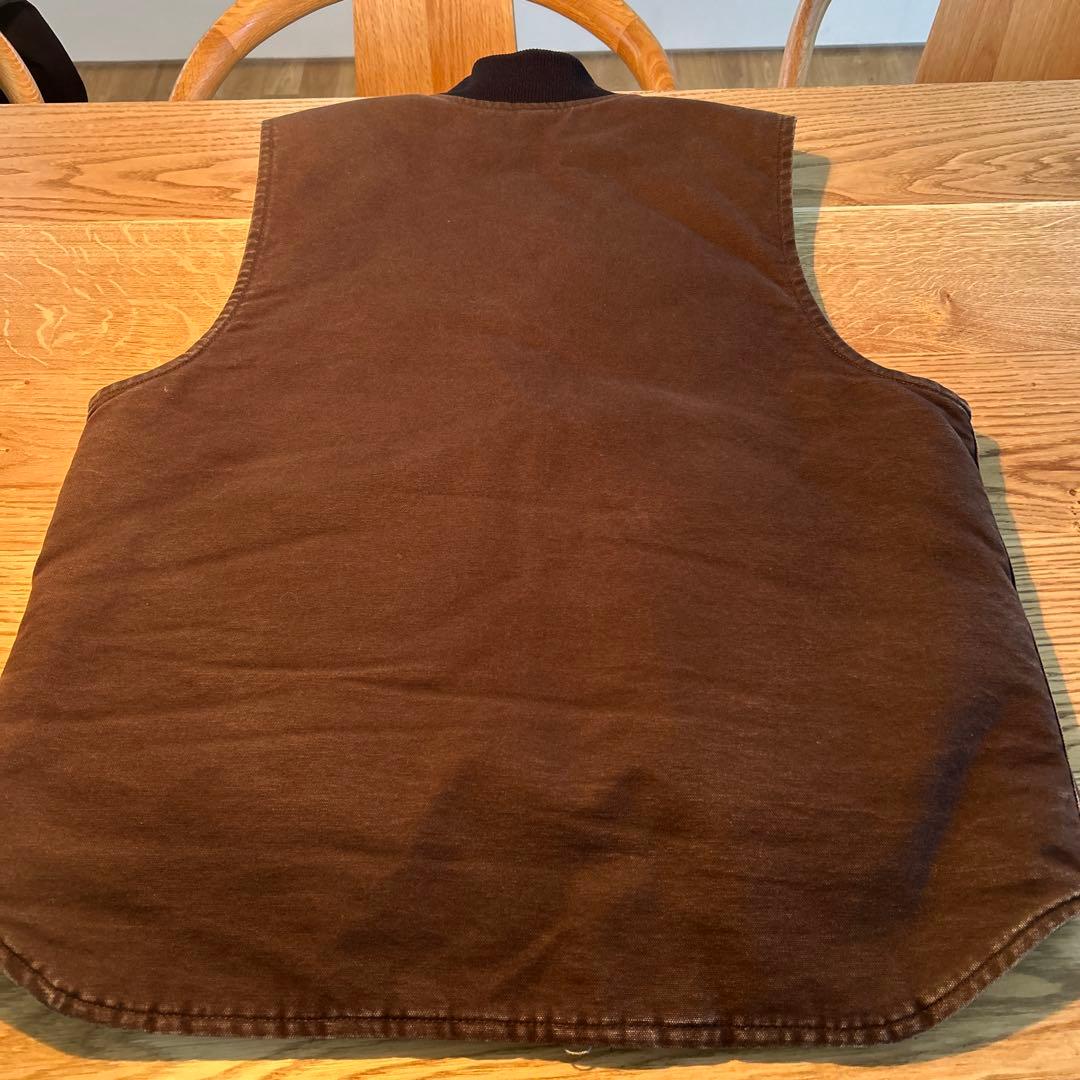 Carhartt Duck Vest カーハート ダックベスト ブラウン XL