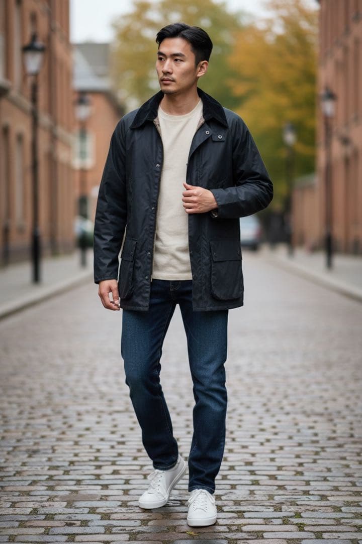 Barbour フィールドジャケット ブラック サイズ36タータンチェック英国製