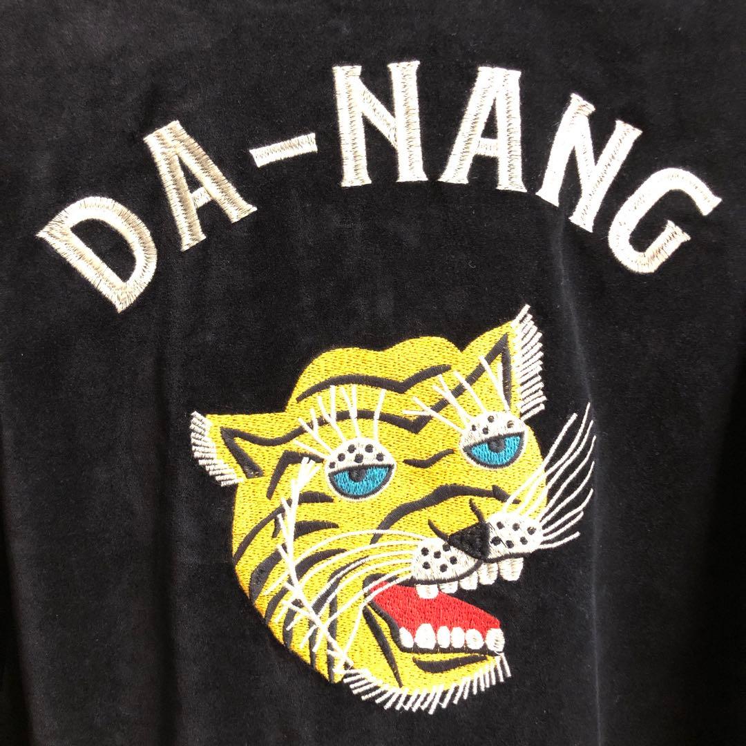 HOUSTON ヒューストン ベトジャン ベトナムジャケット ベロア別珍 虎刺繍