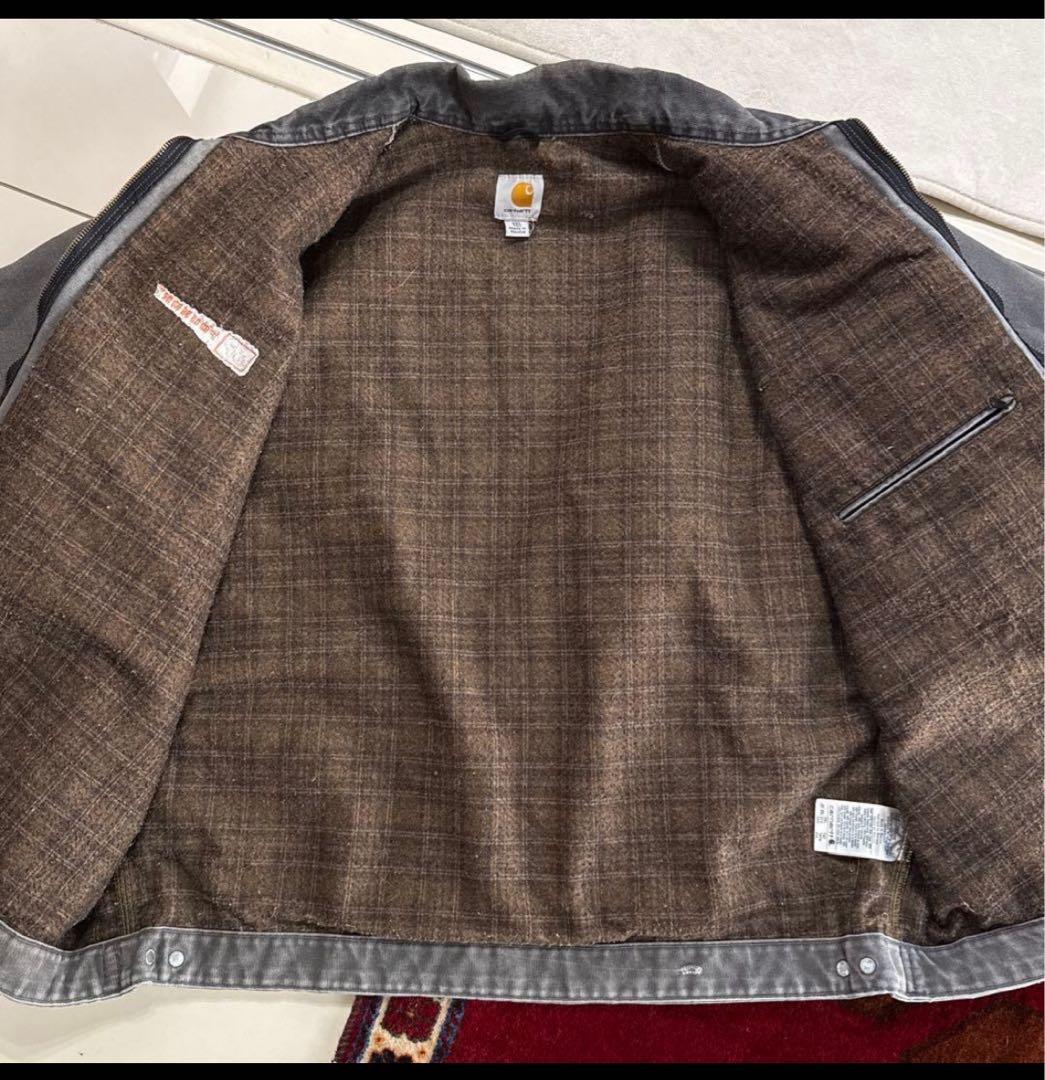 Carhartt デトロイトジャケット 企業ロゴ 3XL J97