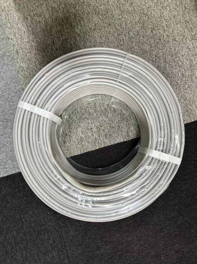 YAZAKI 3×2.0 電線ケーブル　黒白緑　100m