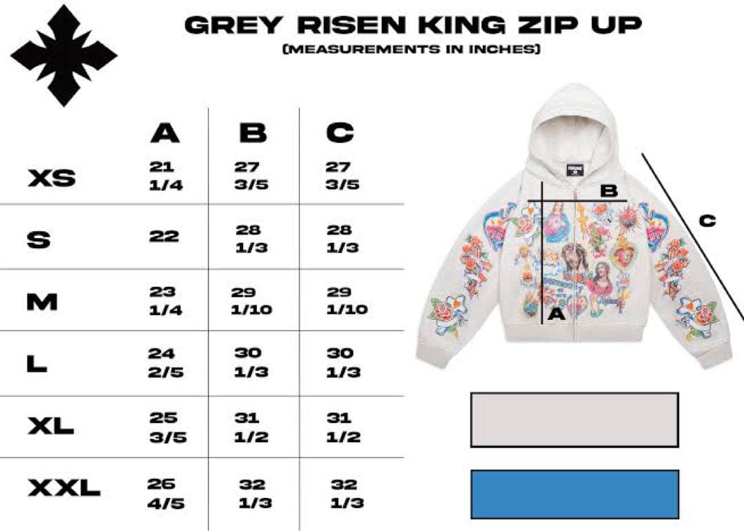 we are righteous 水色 zip hoodie サイズS