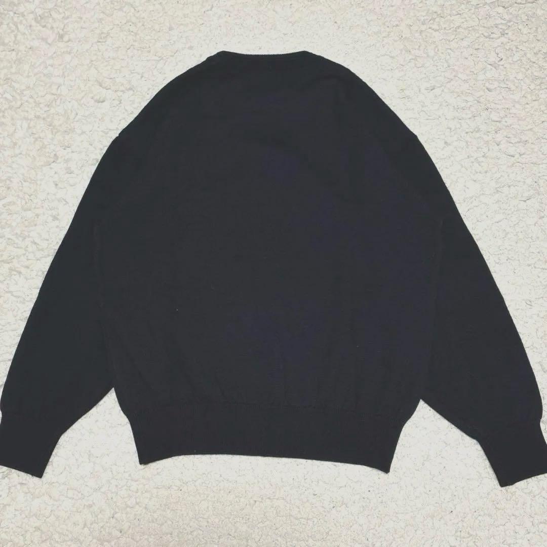 【未使用級】クリスチャンディオールスポーツ 長袖ニット プルオーバー ロゴ刺繍
