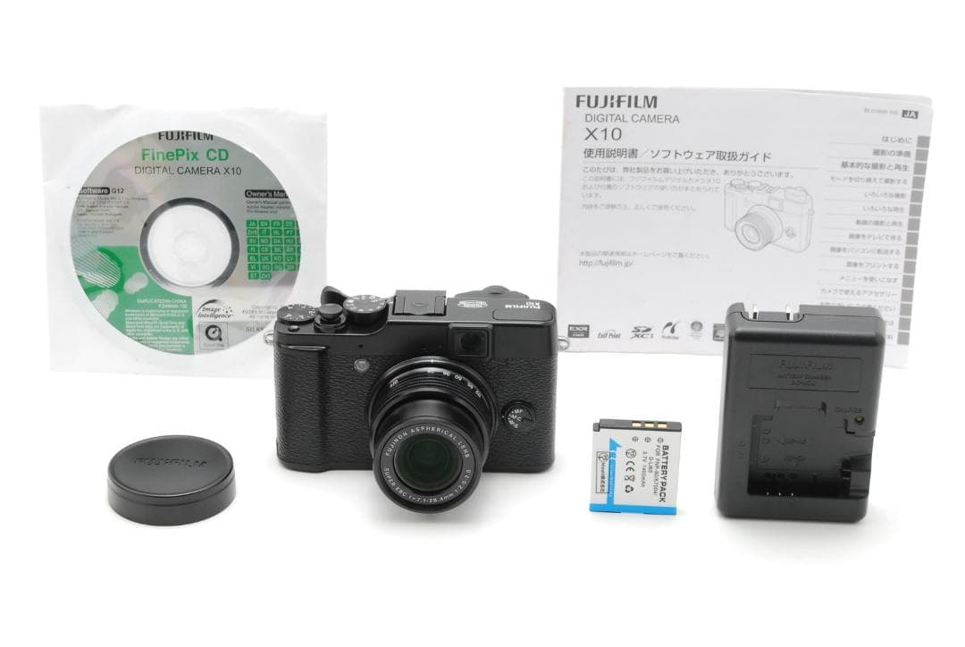 【美品】 フジフィルム FUJIFILM X10 ブラック