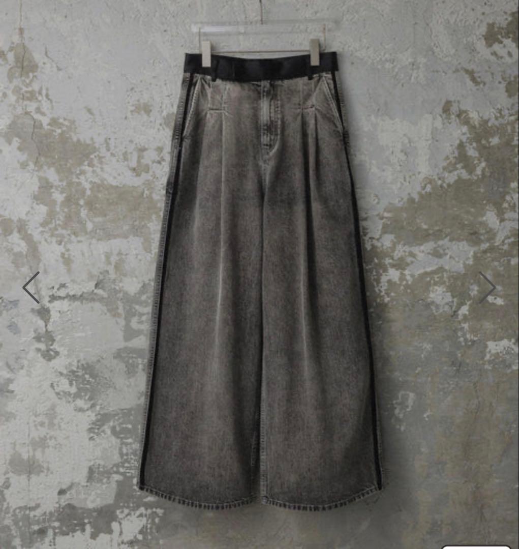 アダムエロペ ADAM ET ROPE EMOELLE ドレスデニムパンツ