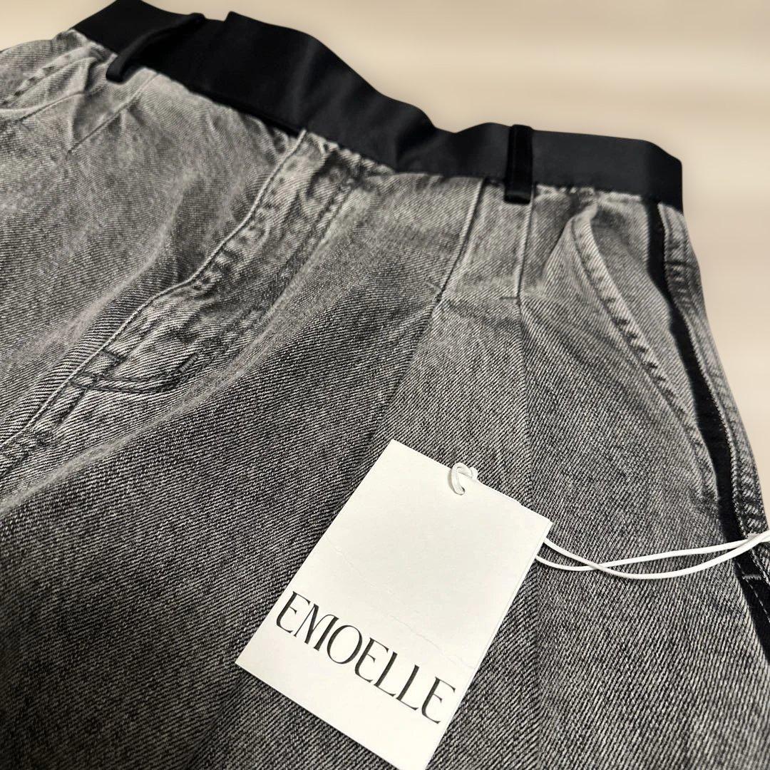 アダムエロペ ADAM ET ROPE EMOELLE ドレスデニムパンツ