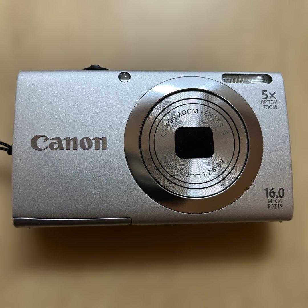 Canon PowerShot A2400IS デジタルカメラ　シルバー