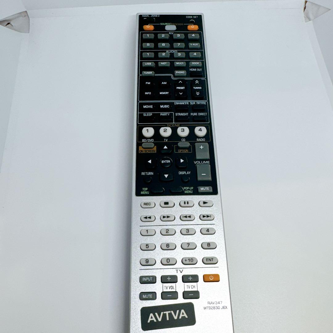 ＊Yamaha RAV347 WT92830 JEX リモコン