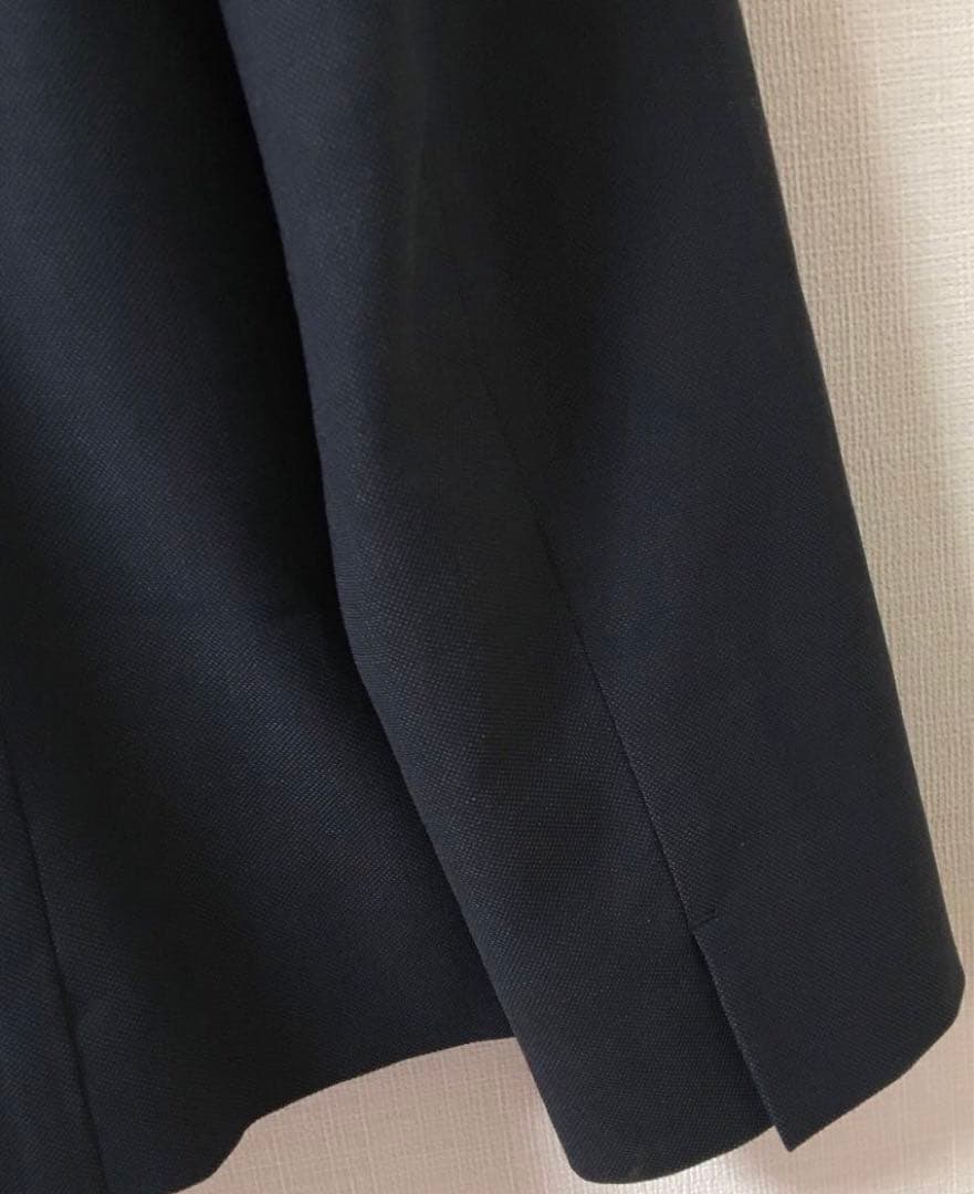 プラステ　リネンブレンド　パンツ　スーツ　ジャケット　ネイビー