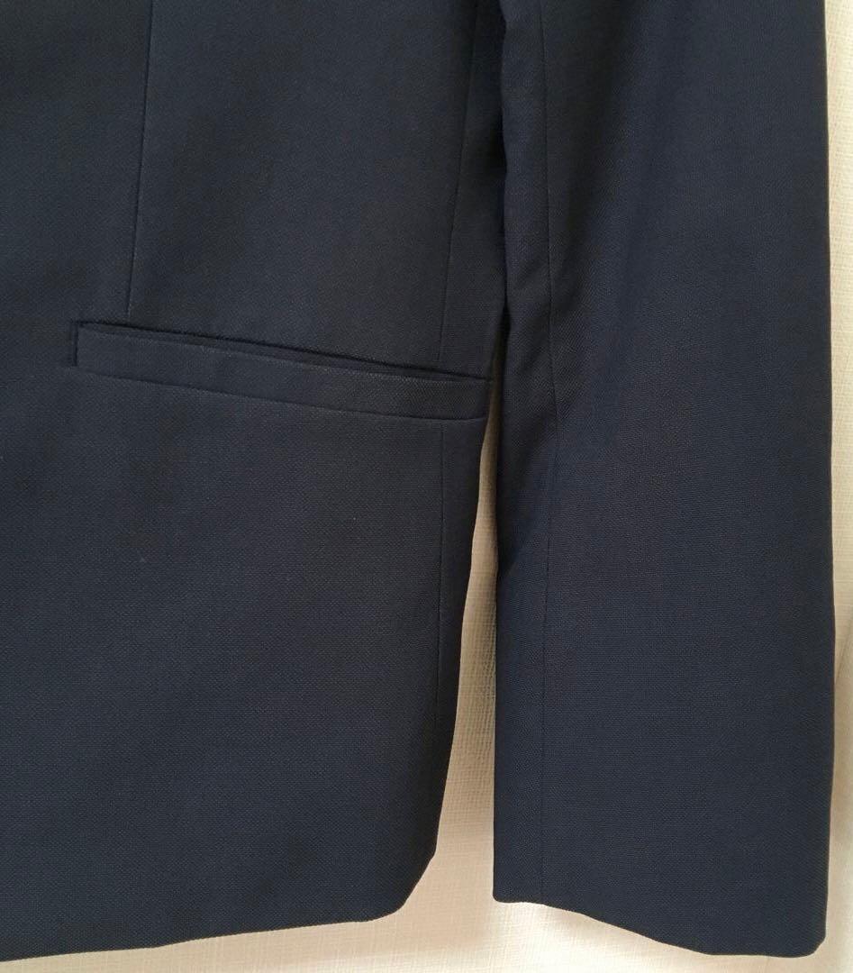 プラステ　リネンブレンド　パンツ　スーツ　ジャケット　ネイビー