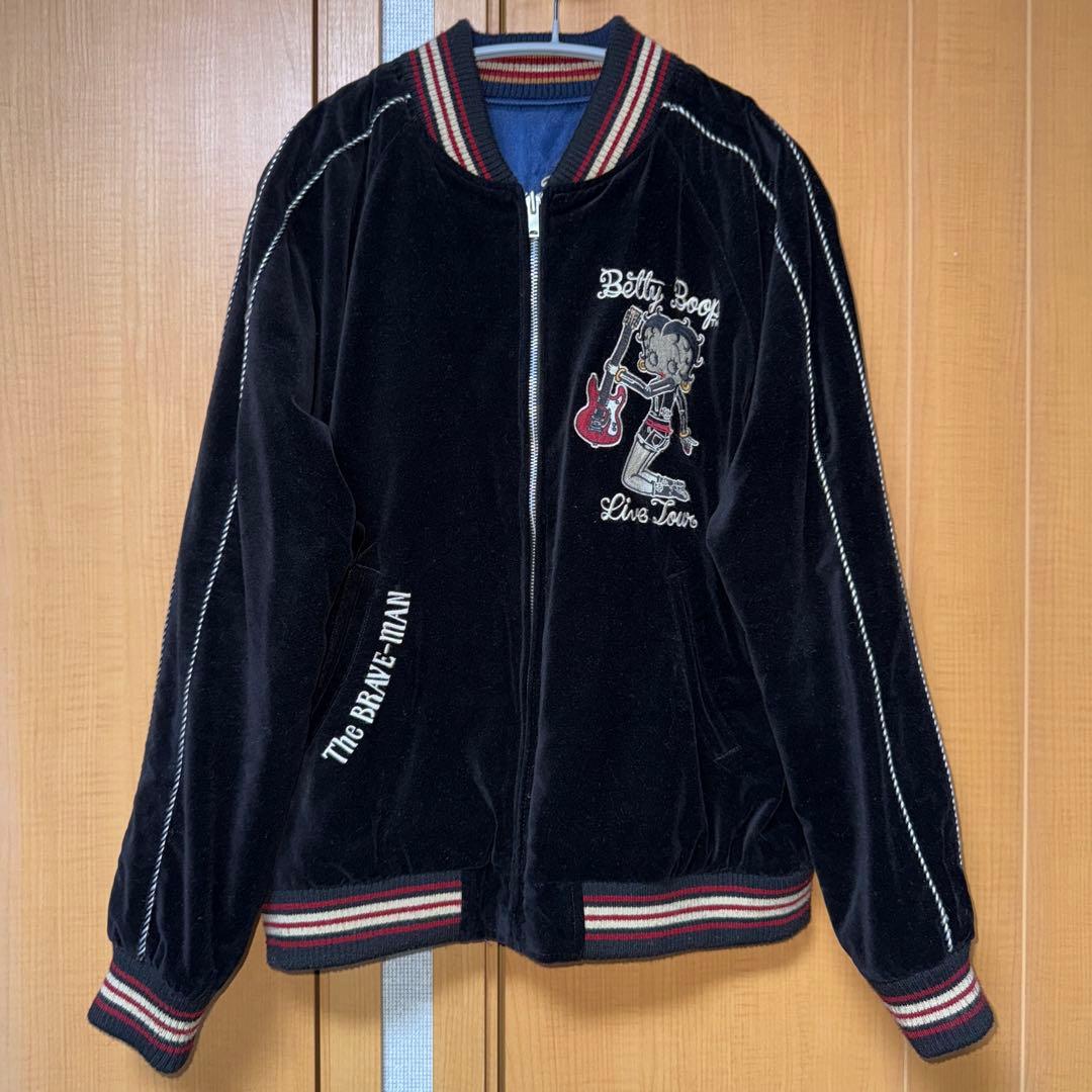 Bettyboop ベティ スカジャン リバーシブル