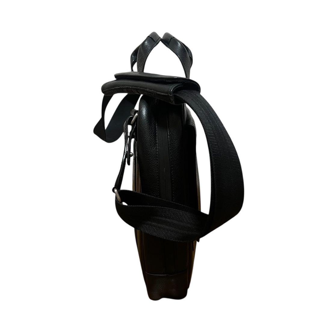 ✨極美品✨ ダンヒル ビジネスバッグ ロゴ型押し 2way レザー ブラック
