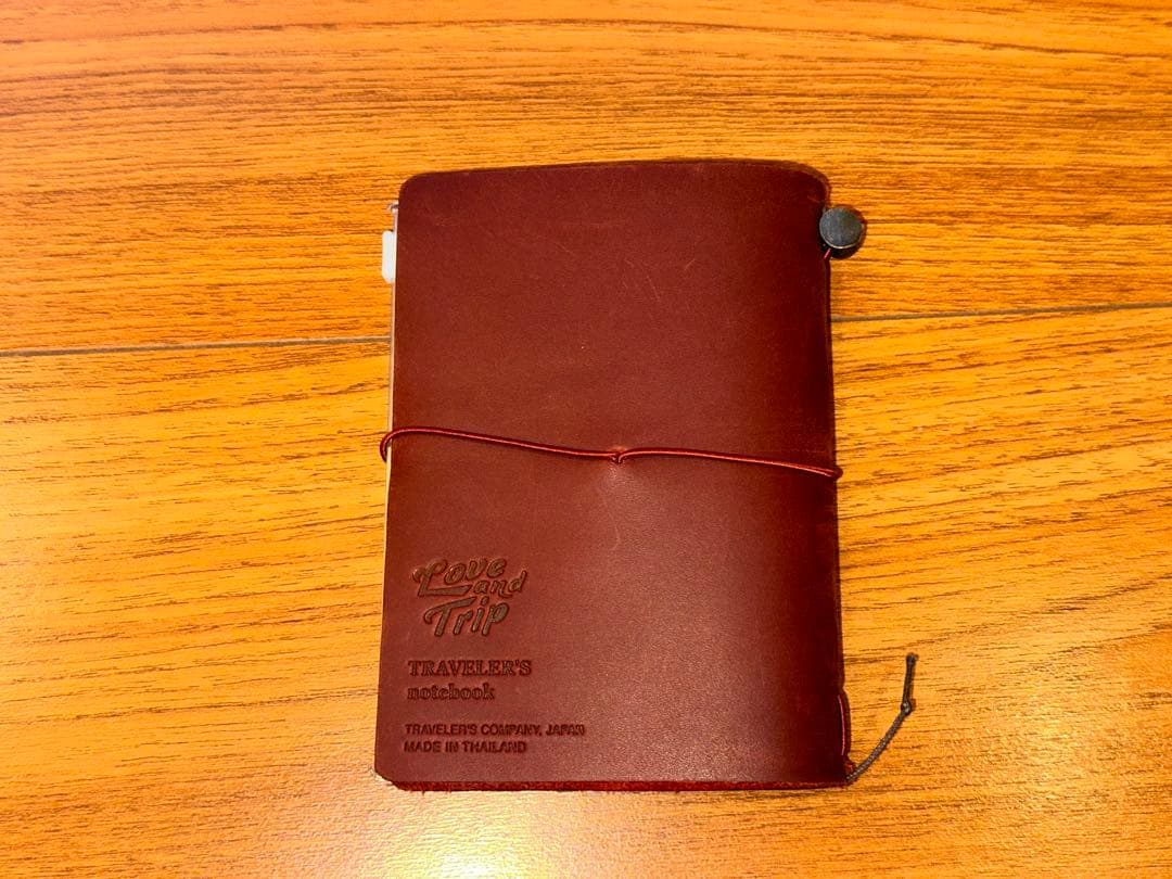 【限定】トラベラーズノートパスポートサイズ RED Love and Trip