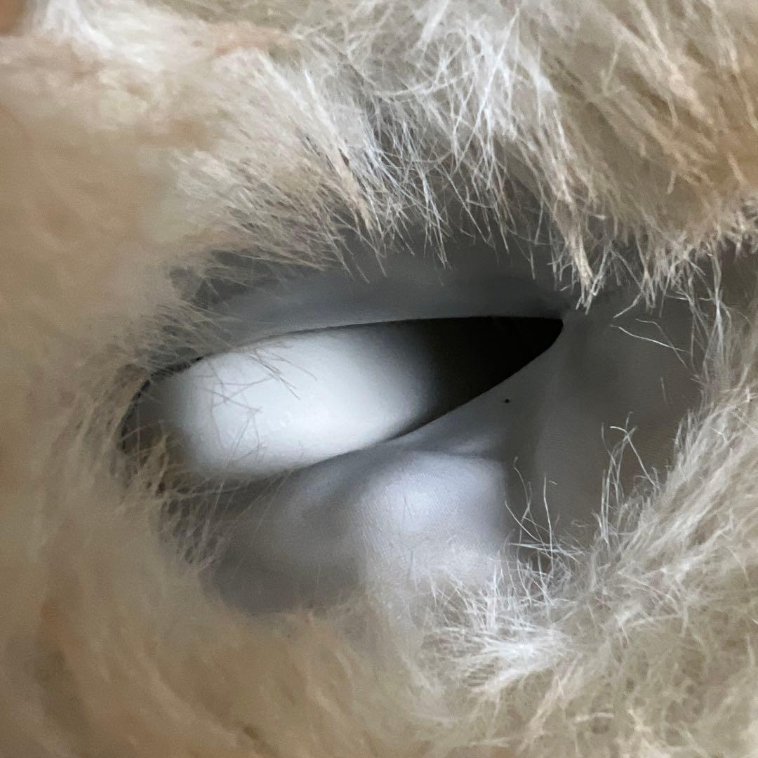 人気✨YELLO ファーブーツ 厚底　ファー　ムートン　厚底ブーツ　M